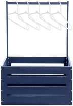 Suzile Baby Shower Crate Wooden Closet Baby Basket Gift,Navy Blue by Suzile
