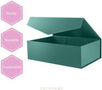 PACKHOME 6 Large Dark Green Gift Boxes 13.5x9x4.1in with Magnetic Lids - Image 4