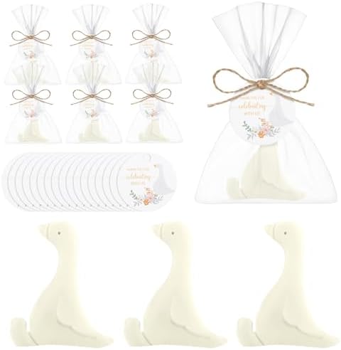 Demissle 40 Pcs Silly Goose Soap Party Favors for Guests Cute Goose Soaps by Demissle
