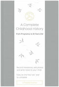 Promptly Journals, A Complete Childhood History: From Pregnancy to 18 Years Old (Grey, Linen) | Baby Book and Pregnancy Journal | Baby Memory Book by PromptlyJournals