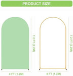 7.2FT Arch Backdrop Stand and Green Cover Set,Balloon Arch Stand - Image 3