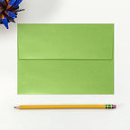 LUXPaper A7 Invitation Envelopes | Peel & Press | 5 1/4" x 7 1/4" | Fairway Metallic | 80lb. Text | 500 Qty - Image 4