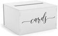 Wooden Wedding Card Box with Slot and Lid | Graduation Card Box for Party 2026 | Grad Gift Money Envelope Holder for Reception, Bridal Shower, Birthday, Retirement | Rustic Keepsake Decorations by HeatherWillow