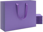 YACEYACE Purple Gift Bags Bulk, 20 Pack Purple Gift Bags with Handles by YACEYACE