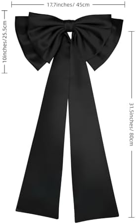 Detachable Coquette Satin Big Bow for Dress Cute Decor Bowknot - Image 4