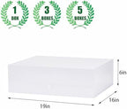 Extra Large White Gift Box 5 Pack 19x16x6 Inches,Gift Boxs for Presents with Lid Magnetic Closure Collapsible,Bridesmaid Proposal Box,Birthday, Christmas,for Clothes and Large Gifts - Image 4