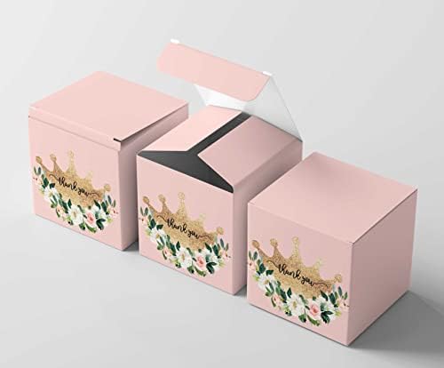 Inkdotpot Paper Box - Mini Favor Box For Baby Shower 4x4x4 Inches Paper Gift Boxes, Candy Paper Box For Party Favors, Baby Shower Unicorn,Girl Theme- Pack Of 20-a - Image 5