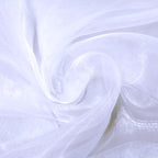 85 Yard Organza Fabric 44" Wide for Wedding Event Décor - White - Image 4