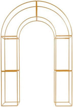 U-Shaped Metal Arched Flower Rack for Wedding Decorations and Celebrations, 5 x 7.5 FT Wedding Arch Frame for Birthday, Party, Baby Shower - Image 3