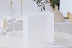 UNIQOOO Frosted Acrylic Wedding Card Box with Slot, Thick DIY Large 10x10x5.5 inch w/No Print, Wedding Receptions Wishing Well Money Box, Birthday, Memory Box, Suggestion Boxes, Acrylic Ballot Box - Image 6