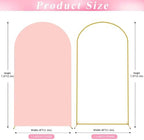 Wokceer 7.2FT Arch Backdrop Stand and Cover Set,Arch Stand with Blush Cove - Image 2