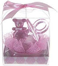 Keepsake Figurine 12 pcs Large Pink Pacifier with Teddy Bear | Awesome Decorations or Party Favors | for Pregnancy Announcements, Gender Reveals, Birthday and Special Celebrations by MEGA+FAVORS