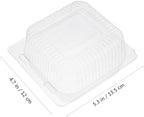 PRETYZOOM Baking Packaging Boxes 100Pcs PVC for Muffins Cookies - Image 2