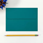 LUXPaper A7 Invitation Envelopes | Peel & Press | 5 1/4" x 7 1/4" | Teal | 80lb. Text | 250 Qty - Image 4