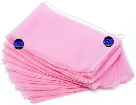 MDS Pack of 100 Organza Chair Sashes for Wedding & Event Décor – Blush Pink - Image 5