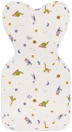 Love to Dream Swaddle Up, Baby Sleep Sack | 1.0 TOG, 5-8.5 lbs, Space Dinos - Image 2