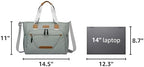 FHELAD Diaper Bag Tote, Large Tote Diaper Bag with Luggage Strap, 14 Pocket - Image 3