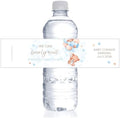 We Can Bearly Wait Blue Theme Baby Shower Water Bottle Label - Pack of 20 to 200 labels by CandyWrapperStore