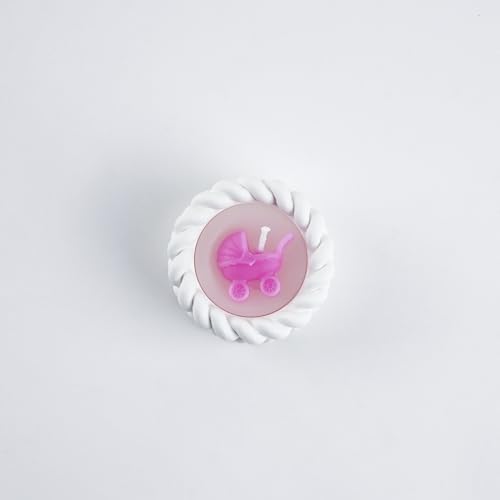 Baby Shower Decorations for Girl - 8 Pack Baby Girl Shower Candle Favors Baby Girl Birthday Candle Girl Baby Shower Decorations - Image 5