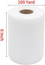 Tulle Fabric Rolls 6 Inch by 100 Yards (300 feet) 3 Pack Fabric Spool Tulle Ribbon for DIY Tutu Bow Baby Shower Birthday Party Wedding Decorations Christmas Craft Supplies - Image 5