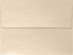 LUXPaper A7 Invitation Envelopes | Peel & Press | 5 1/4" x 7 1/4" | Taupe Metallic | 80lb. Text | 1,000 Qty - Image 2