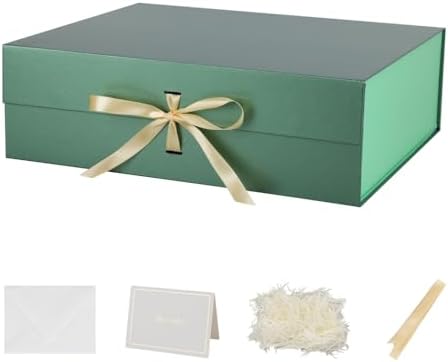 BoxSkivra Green Extra Large Gift Box 19x16x6 Inch Jumbo Box, 3 Pack by Unknown