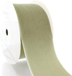 2" Velvet Ribbon Single Sided Soft Plush Luxury Craft Trim for Hair Bows Sewing Gift Wrapping Decorations Floral Arrangements and DIY Projects (Rustic Sage, 25 Yards) - Image 4