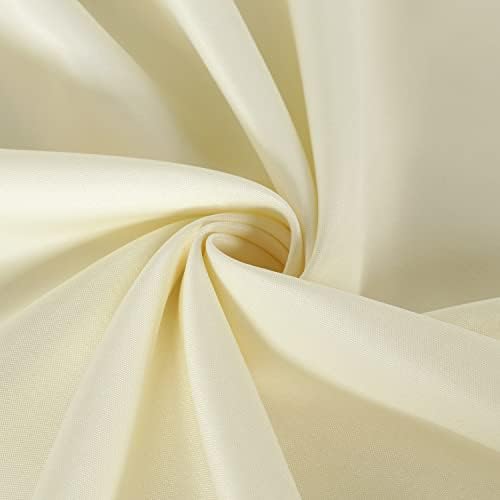 sancua 2 Pack Beige Tablecloths 60x120 Inch for 8 Feet Rectangle Tables - Image 5