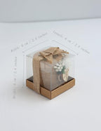 50 Piece Wooden Tealight Candle Holder Set, Wedding Party Favors for Guests, Thank You Favors, Guest Return Favors, Bridal Shower Favors for Guests, Baby Shower Favor for Guests.(Light brown 50 pcs) - Image 7