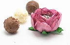 Handmade Paper Truffle Cups | Liners | Wrappers | Fominhas | Candy Cups | Forminhas de Brigadeiro - Pack of 30 (Paper, Peony Dusty Rose) - Image 2