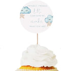 Set of 24 Cupcake Toppers | Gender Reveal Cupcake Toppers | Party Cupcake Toppers | Party Decorations | Baby Shower Toppers | Congrats on Pregnancy by Handmade