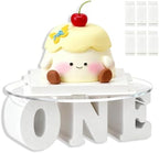 One Letters Birthday Cake Stand,12 Inch,White Round by MXOYOXM