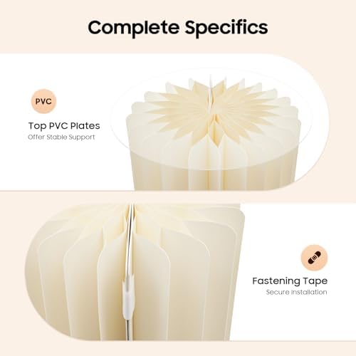 2Pcs Cylinder Stands for Party Foldable Cardboard Centerpiece Display Round Stands Centerpiece Cake Pedestal Stand 100LBS for Wedding Party Birthday Decor 100cm High (2Pcs) - Image 3