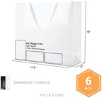 PACKHOME 6 Extra Large White Gift Bags with Handles 17.5x6x16in - Image 6