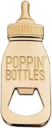 24PCS Golden Baby Bottle Openers for Baby Shower Favors Gifts, Baby Shower Decorations Souvenirs, Poppin Bottles Openers with Exquisite Gifts Box used for Guests Gender Reveal Party (24, pink) - Image 5