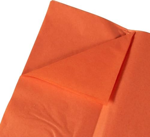 JAM Paper Tissue Paper - Orange - 100 Sheets/Pack - Image 3