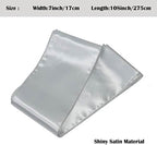 Silver Satin Chair Sashes Bows for Chair,7x108inchs,50pcs - Image 5