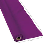 Fun Express 40 x 100 Feet Plastic Table Cover Roll Premium Disposable Plastic Tablecloth for All Type/Shape Tables | Picnic, Party, Banquet, Birthdays, Weddings (Plum) - Image 2