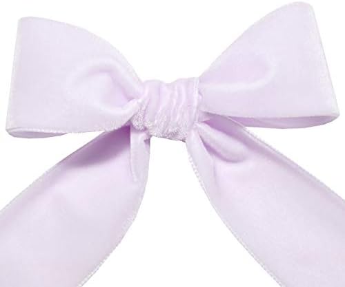 Morex Ribbon 012 Nylvalour Swiss Velvet Ribbon, Light Tulip - Image 3