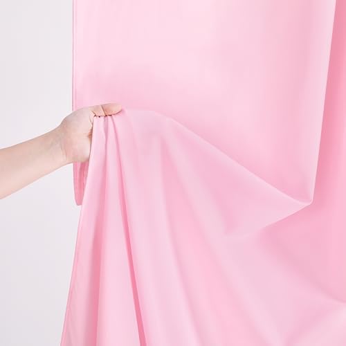Pink Backdrop Curtains 10ftx8ft Birthday Polyester Photo Drapes - Image 7