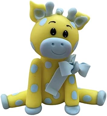 Baby Giraffe Gender Reveal Set Cake Topper 2 Pieces - Image 5