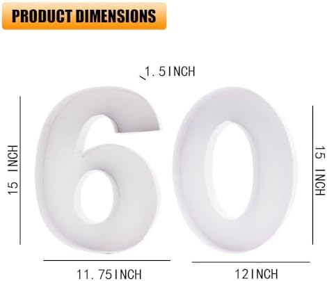 15in Cardboard Number Shape Box Fillable Tray, Food Charcuterie Board, Cupcake Sweet Party Decor (Number 60&90) - Image 3