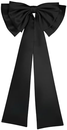 Detachable Coquette Satin Big Bow for Dress Cute Decor Bowknot by GRYUIRY