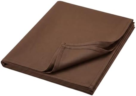 Thick Brown Tablecloth, Water & Wrinkle Resistant, 54x120 Inch - Image 6
