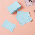120 Pieces Mini Business Cards, 3.66x2.36 inches, Light Blue (Pack of 4) - Image 4