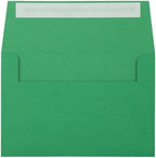 LUXPaper A4 Invitation Envelopes | Peel & Press | 4 1/4" x 6 1/4" | Holiday Green | 80lb. Text | 250 Qty - Image 3