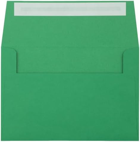 LUXPaper A4 Invitation Envelopes | Peel & Press | 4 1/4" x 6 1/4" | Holiday Green | 80lb. Text | 250 Qty - Image 3