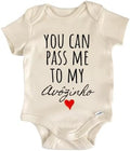 Avzinho Announcement Baby Gift Baby Bodysuit by NorthForkForager