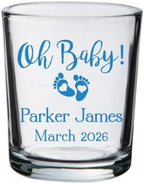Personalized Oh Baby! Baby Shower Favor votives, Favors for Guests in Bulk, Custom votives for Baby Showers, Diaper Parties, Gender Reveals, & More! by Custom