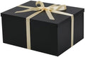 UoeRing 2Pcs Black Extra Large gift box with lids 16.5×13×8 Inches gift boxes for presents,Birthday Box (include Ribbon, Paper Shred Filler Gift Card & Envelopes) by Unknown